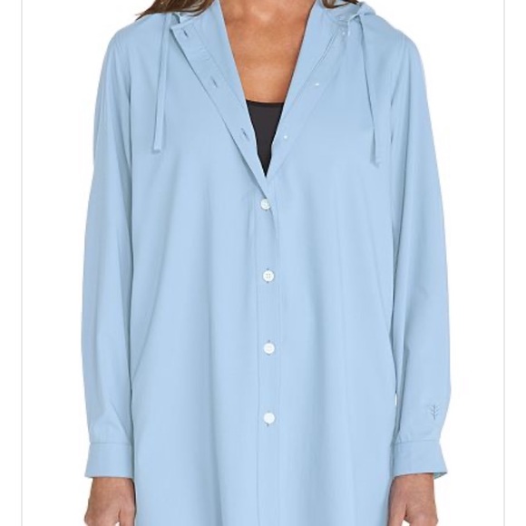 Womens Iztapa Beach Shirt Coolibar UPF 50 Sun Protective